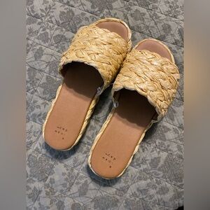 Women's Woven Slide Sandals